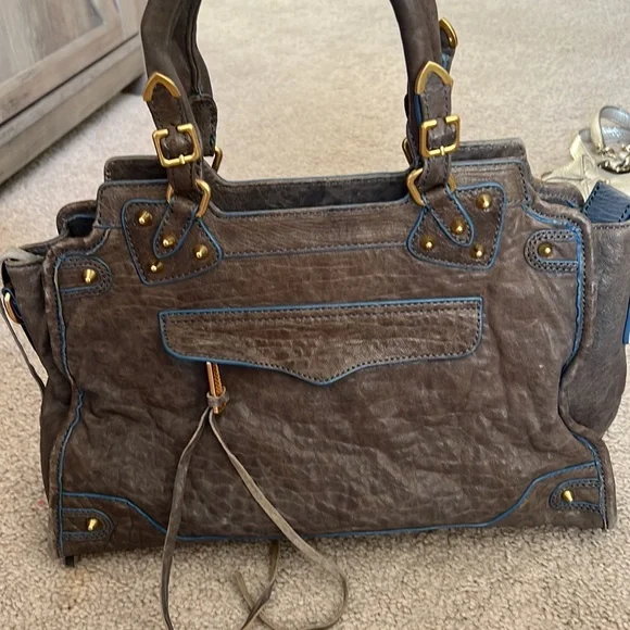 Rebecca Minkoff Blue Leather Satchel - Picture 7 of 7